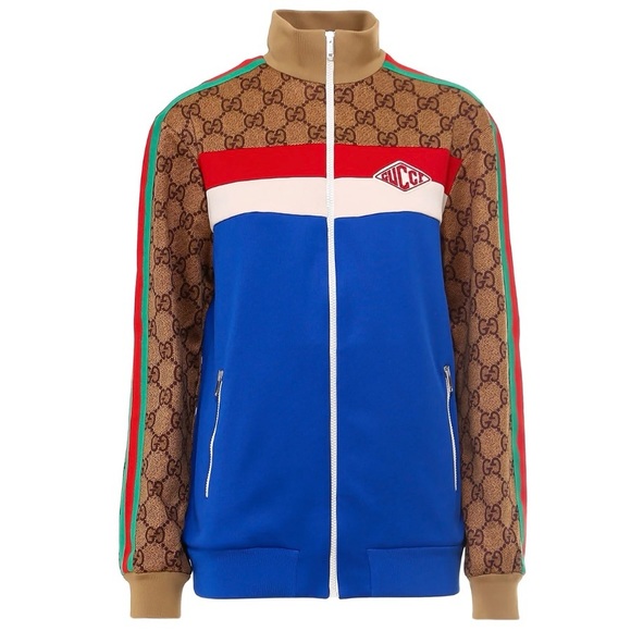 GUCCI GG logo technical jersey track jacket - Picture 2 of 7